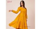 JOVI India Casual Midi Dress for Women – Your Go-To Everyday Look