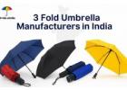 Most Popular 3 Fold Umbrella Manufacturers in India